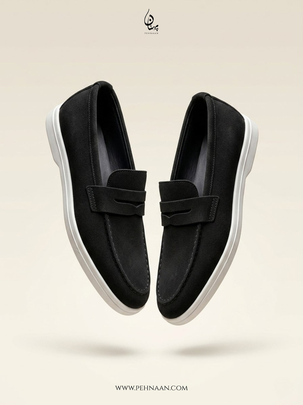 Premium Black Suede Loafer
