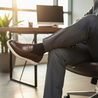 Premium Handcrafted Brown Hybrid Penny Loafer | Medicated Comfort Insole – Durable White Sneaker Sole