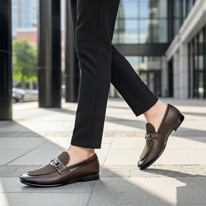 Brown Suede Touch Premium Loafer
